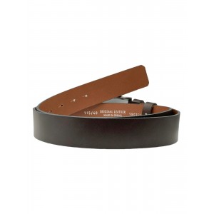 PLB Ζώνη Ανδρική Δερμάτινη χειροποίητη 201/522 Καφέ