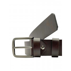 PLB Ζώνη Ανδρική Δερμάτινη χειροποίητη 201/522 Καφέ