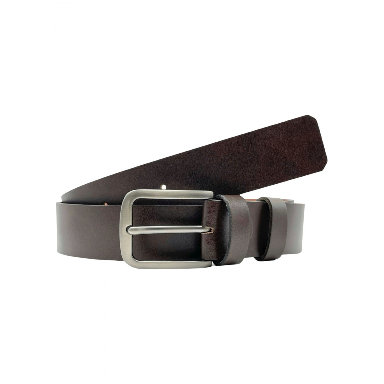 PLB Ζώνη Ανδρική Δερμάτινη χειροποίητη 201/522 Καφέ
