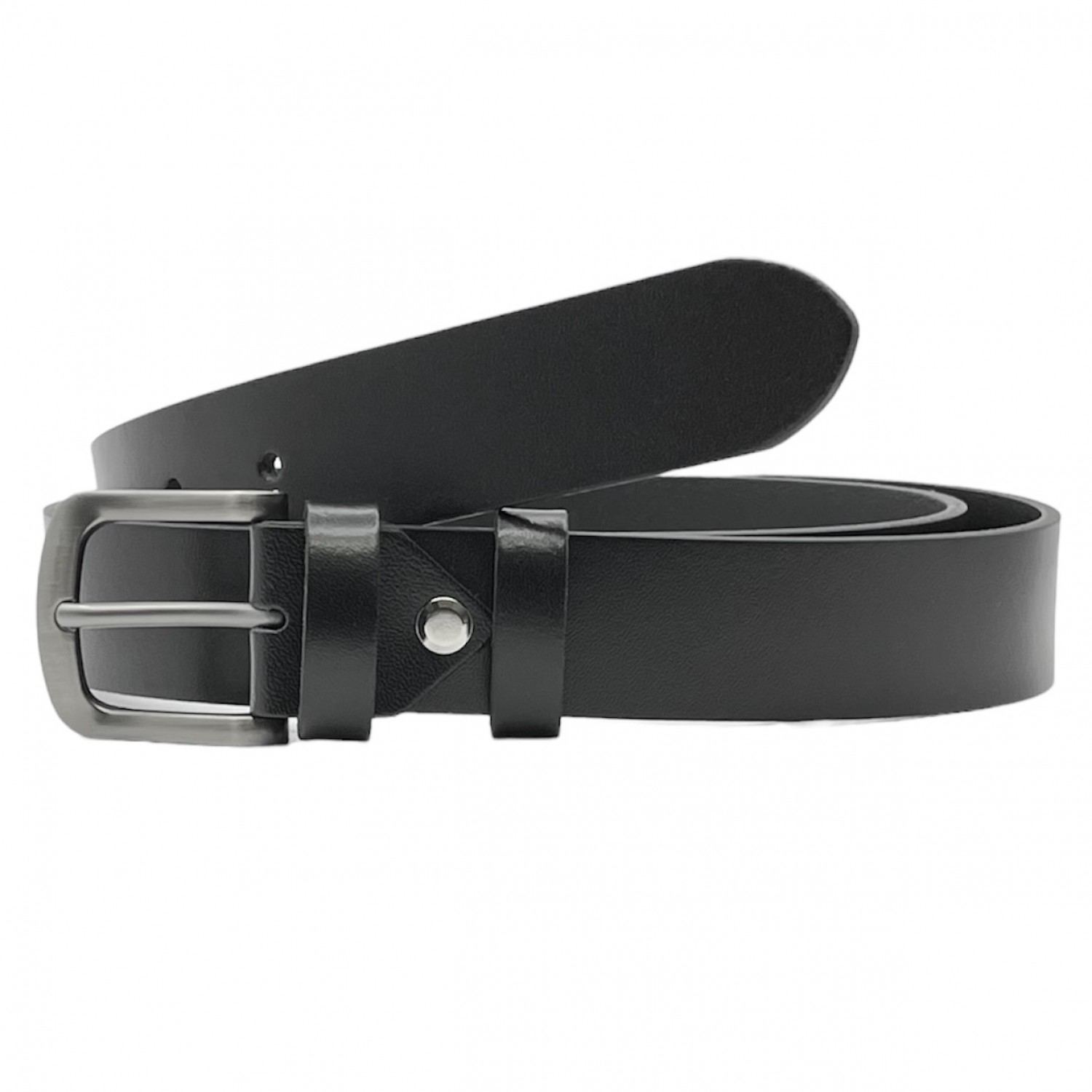 PLB Ανδρική Δερμάτινη Ζώνη Χειροποίητη 200/106 Black 