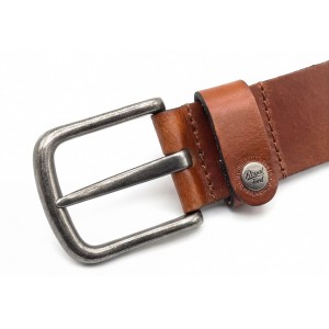 Life Style Butiken Aνδρική Ζώνη Δερμάτινη με φάρδος 4cm LS140386999 Camel