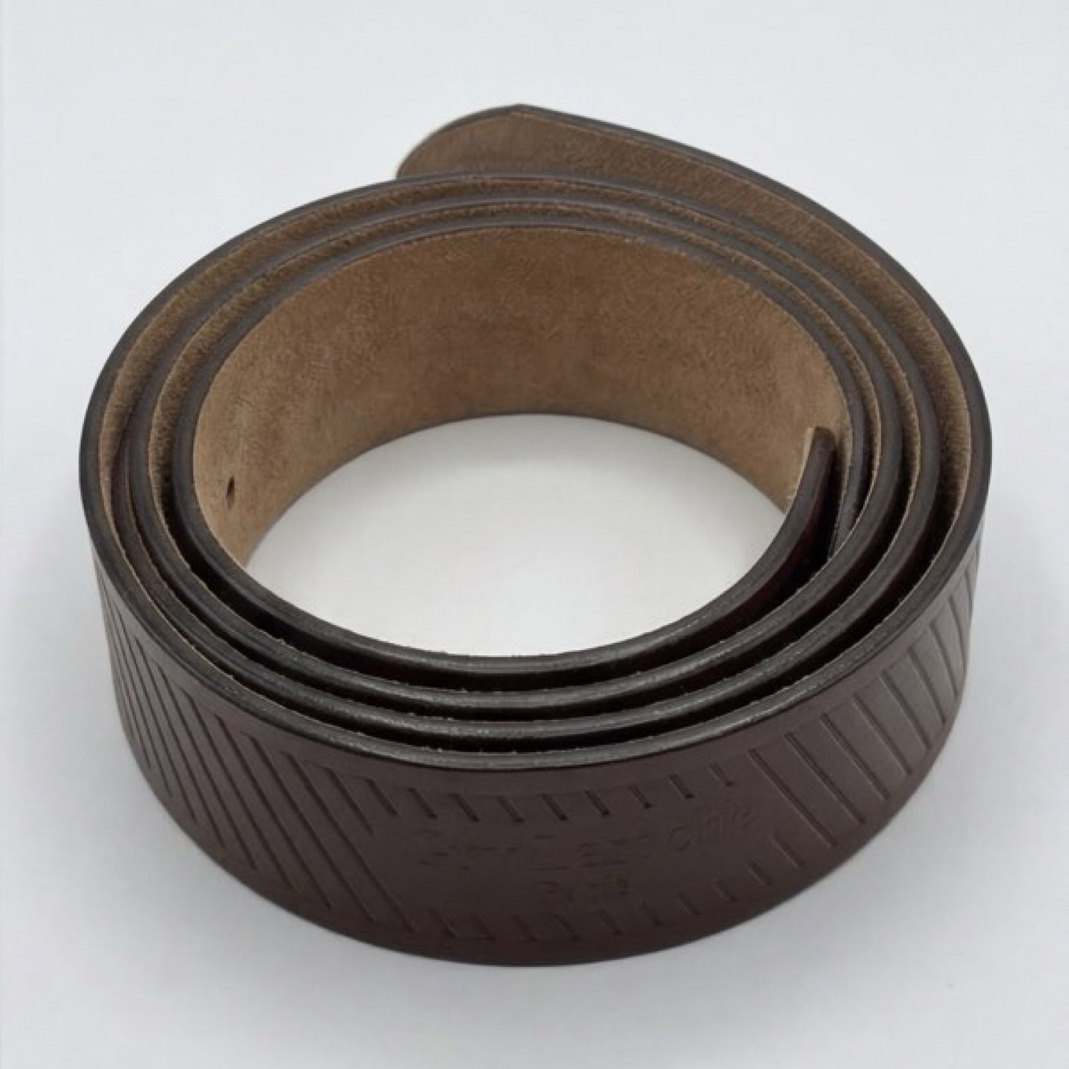 Guy Laroche Unisex Δερμάτινη Ζώνη GL1200527 BROWN