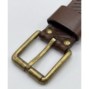 Guy Laroche Unisex Δερμάτινη Ζώνη GL1200527 BROWN