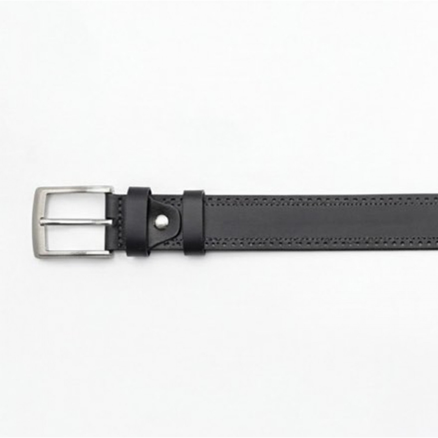 Life Style Butiken Ανδρική Χειροποίητη Δερμάτινη Ζώνη Με Γαζιά  LS1200522 ΜΑΥΡΟ