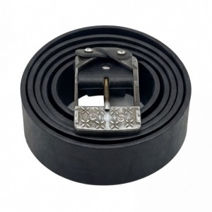 Life Style Butiken Ανδρική Χειροποίητη Δερμάτινη Ζώνη Με Στρας LS1200523 ΜΑΥΡΟ