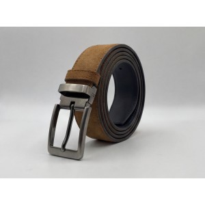 Life Style Butiken Ανδρική Δερμάτινη Ζώνη Suede LS13292.360 ΚΑΜΕΛ 3.5cm Φάρδος