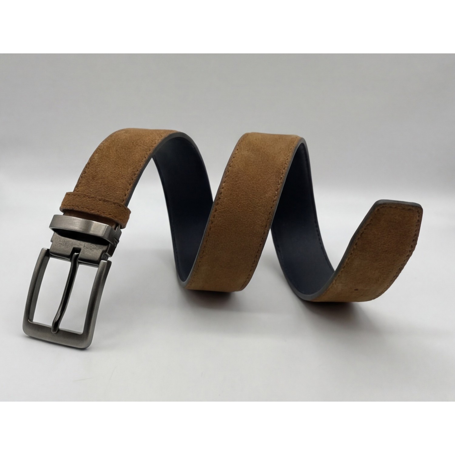 Life Style Butiken Ανδρική Δερμάτινη Ζώνη Suede LS13292.360 ΚΑΜΕΛ 3.5cm Φάρδος