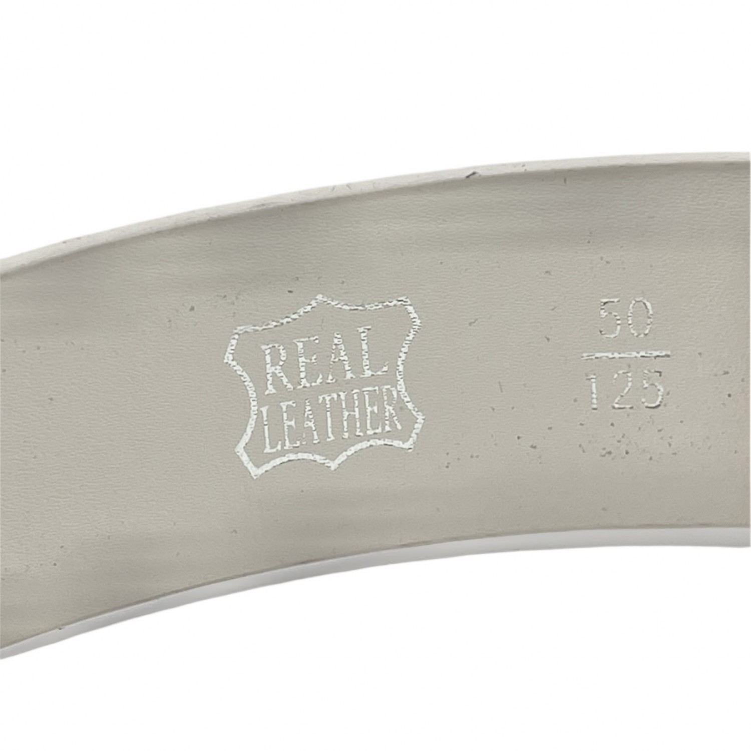 Life Style Butiken Ανδρική Δερμάτινη Ζώνη LS199.324 ΕΚΡΟΥ 3.5cm Φάρδος