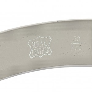 Life Style Butiken Ανδρική Δερμάτινη Ζώνη LS199.324 ΕΚΡΟΥ 3.5cm Φάρδος