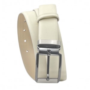 Life Style Butiken Ανδρική Δερμάτινη Ζώνη LS144.0135 ΜΠΕΖ 3.5cm Φάρδος