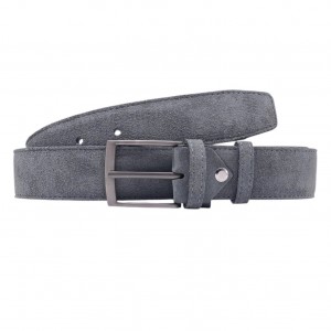 Life Style Butiken Ανδρική Δερμάτινη Ζώνη LS1862.321 ΓΚΡΙ 3.5cm Φάρδος