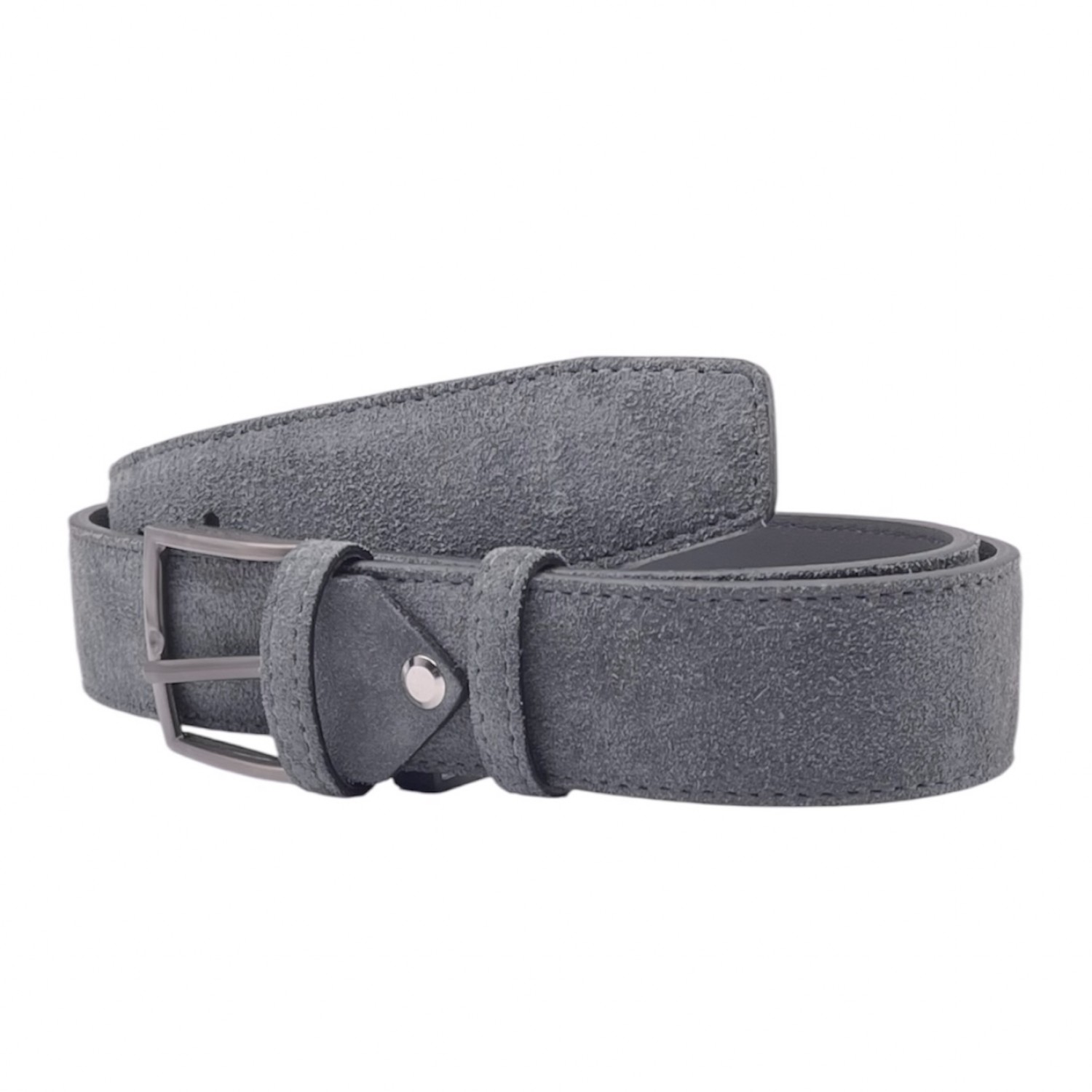 Life Style Butiken Ανδρική Δερμάτινη Ζώνη LS1862.321 ΓΚΡΙ 3.5cm Φάρδος