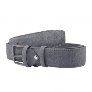 Life Style Butiken Ανδρική Δερμάτινη Ζώνη LS1862.321 ΓΚΡΙ 3.5cm Φάρδος