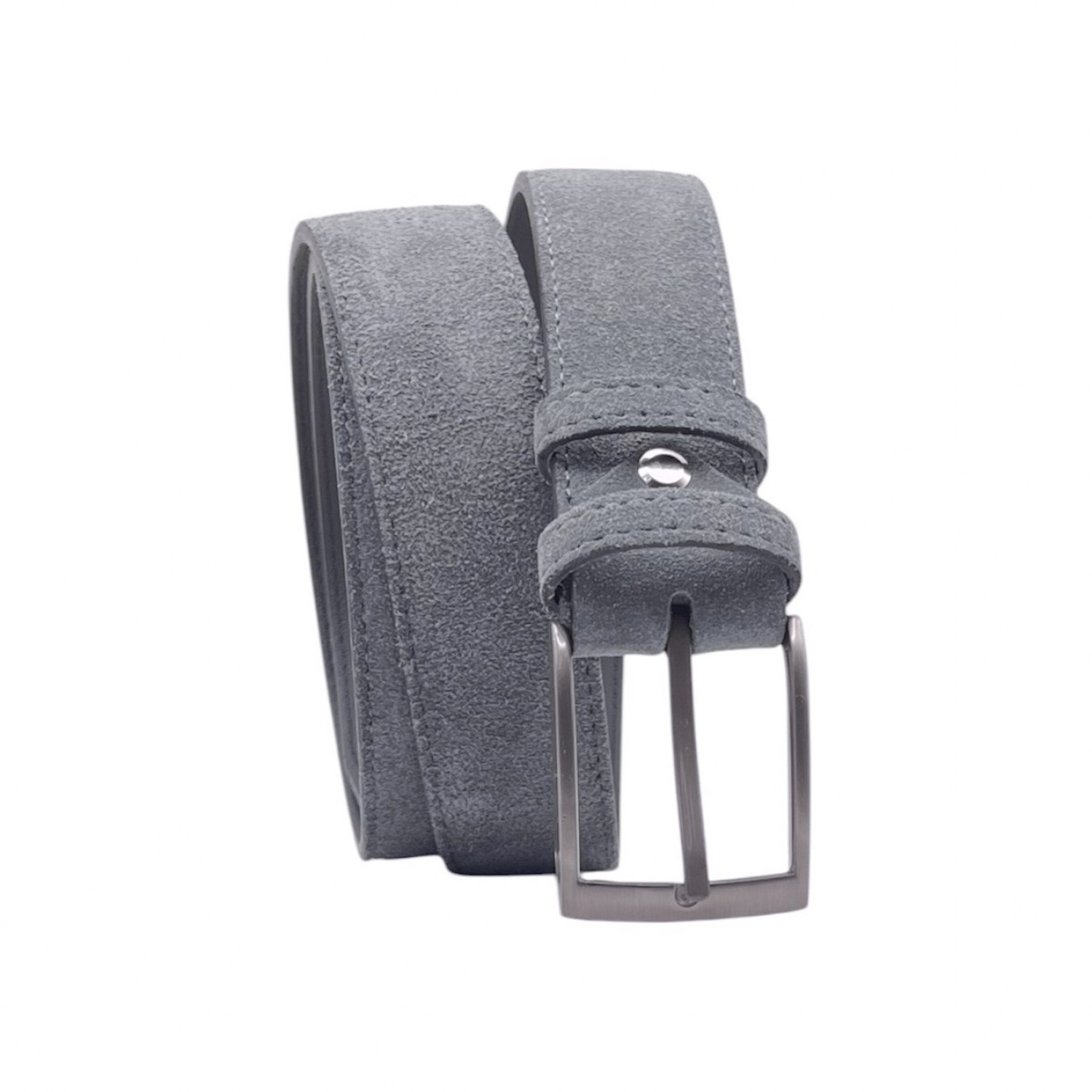 Life Style Butiken Ανδρική Δερμάτινη Ζώνη LS1862.321 ΓΚΡΙ 3.5cm Φάρδος