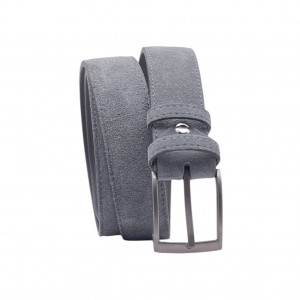 Life Style Butiken Ανδρική Δερμάτινη Ζώνη LS1862.321 ΓΚΡΙ 3.5cm Φάρδος