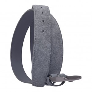 Life Style Butiken Ανδρική Δερμάτινη Ζώνη LS1862.321 ΓΚΡΙ 3.5cm Φάρδος