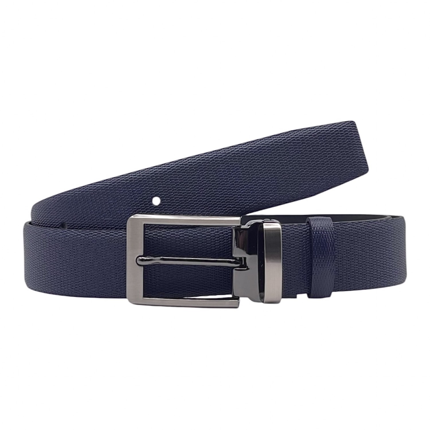 Life Style Butiken Ανδρική Δερμάτινη Ζώνη LS151.360 ΜΠΛΕ 3.5cm Φάρδος