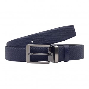 Life Style Butiken Ανδρική Δερμάτινη Ζώνη LS151.360 ΜΠΛΕ 3.5cm Φάρδος