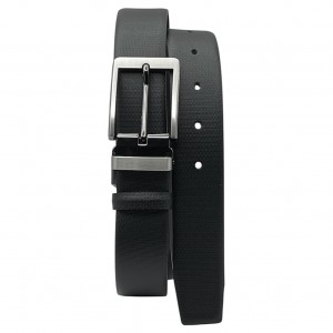 Life Style Butiken Ανδρική Δερμάτινη Ζώνη LS18.360 ΜΑΥΡΟ 3.5cm Φάρδος