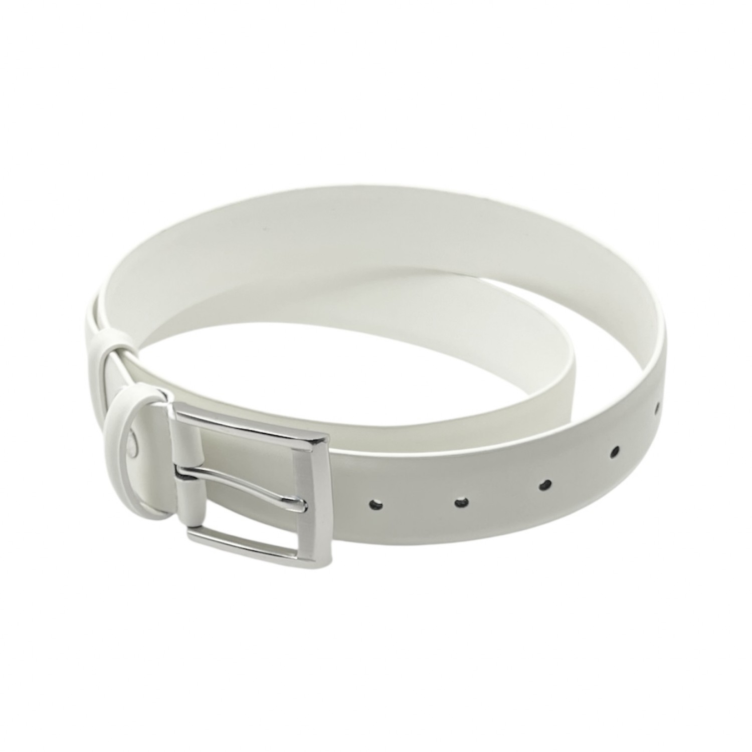 Life Style Butiken Ανδρική Δερμάτινη Ζώνη LS110566 ΕΚΡΟΥ 3.5cm Φάρδος