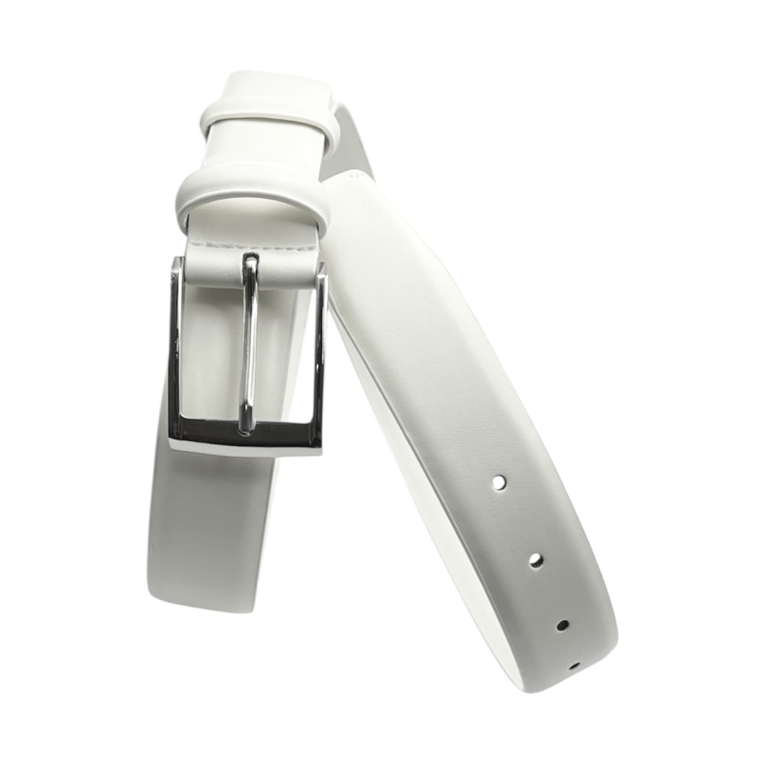 Life Style Butiken Ανδρική Δερμάτινη Ζώνη LS110566 ΕΚΡΟΥ 3.5cm Φάρδος