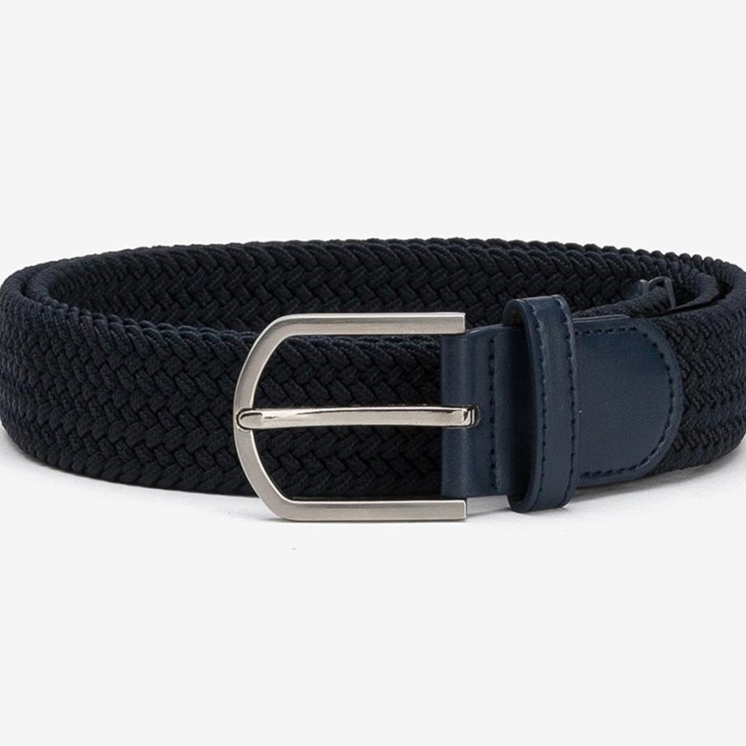 Life Style Butiken Ανδρική Ελαστική Ζώνη Πλεκτή LS110023933790 Navy