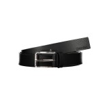 CALVIN KLEIN K50K511344_NEBEH Μαύρο Ανδρική Δερμάτινη Ζώνη 1