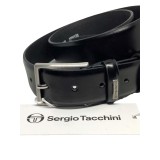 SERGIO TACCHINI Ζώνη Ανδρική Δερμάτινη  Λεπτή C250220C442 BLACK 3