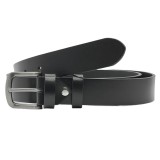 PLB Ανδρική Δερμάτινη Ζώνη Χειροποίητη 200/106 Black 2