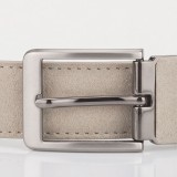 Life Style Butiken Ανδρική Δερμάτινη Ζώνη Suede LS11040.360 BEIGE 3.5cm Φάρδος 3
