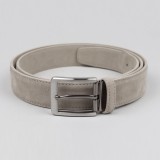 Life Style Butiken Ανδρική Δερμάτινη Ζώνη Suede LS11050.360 SAND 3.5cm Φάρδος 3