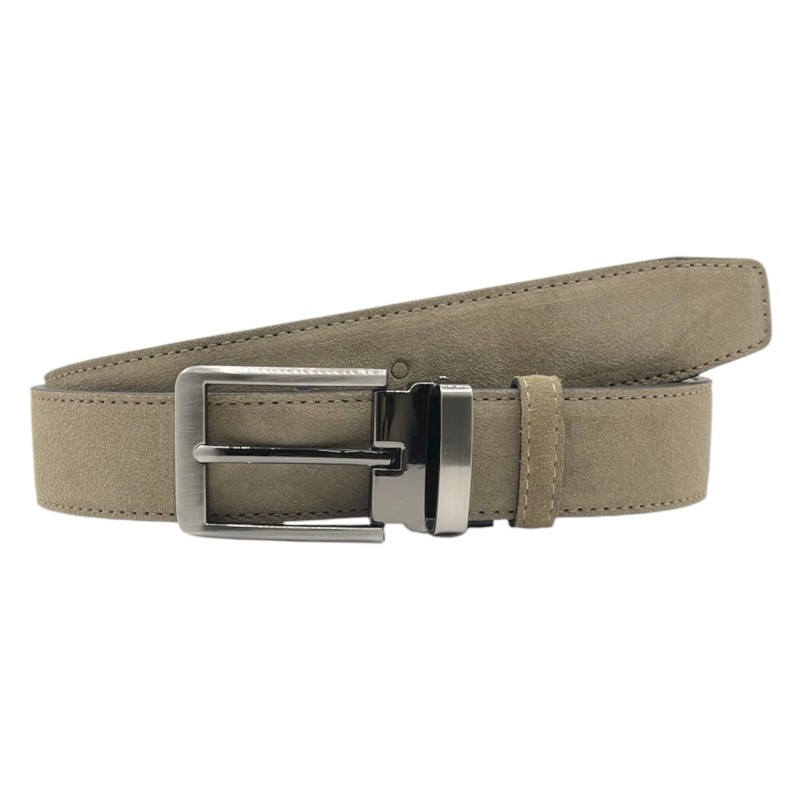 Life Style Butiken Ανδρική Δερμάτινη Ζώνη Suede LS13292.360 Πούρο 3.5cm Φάρδος Ανδρικά