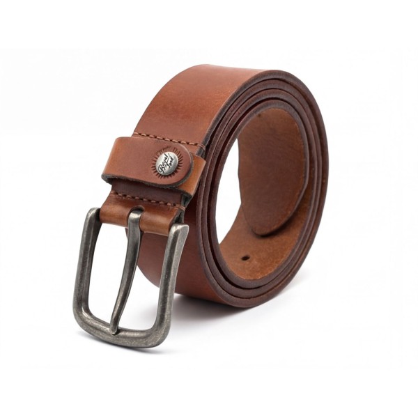 Life Style Butiken Aνδρική Ζώνη Δερμάτινη με φάρδος 4cm LS140386999 Camel