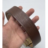 Guy Laroche Unisex Δερμάτινη Ζώνη GL1200527 BROWN 2
