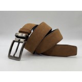 Life Style Butiken Ανδρική Δερμάτινη Ζώνη Suede LS13292.360 ΚΑΜΕΛ 3.5cm Φάρδος 2