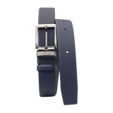 Life Style Butiken Ανδρική Δερμάτινη Ζώνη LS151.360 ΜΠΛΕ 3.5cm Φάρδος 3