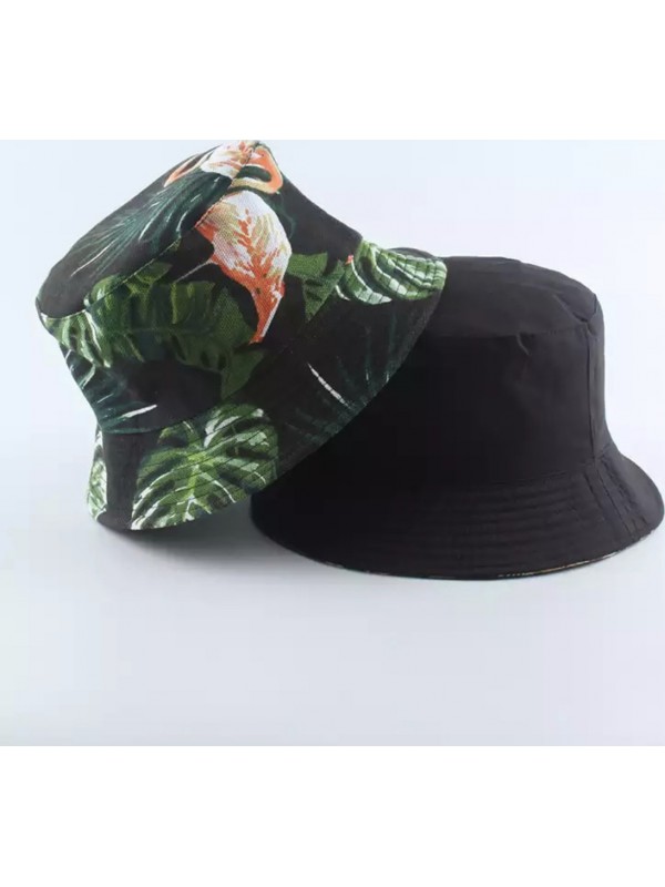 Διπλής όψεως BUCKET HAT Flamingo 9015 ΜΑΥΡΟ/ΠΡΑΣΙΝΟ για άντρες και γυναίκες