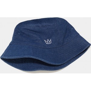 Ανδρικο καπέλο Bucket μονής όψεως 100%denim 4546 BLUE