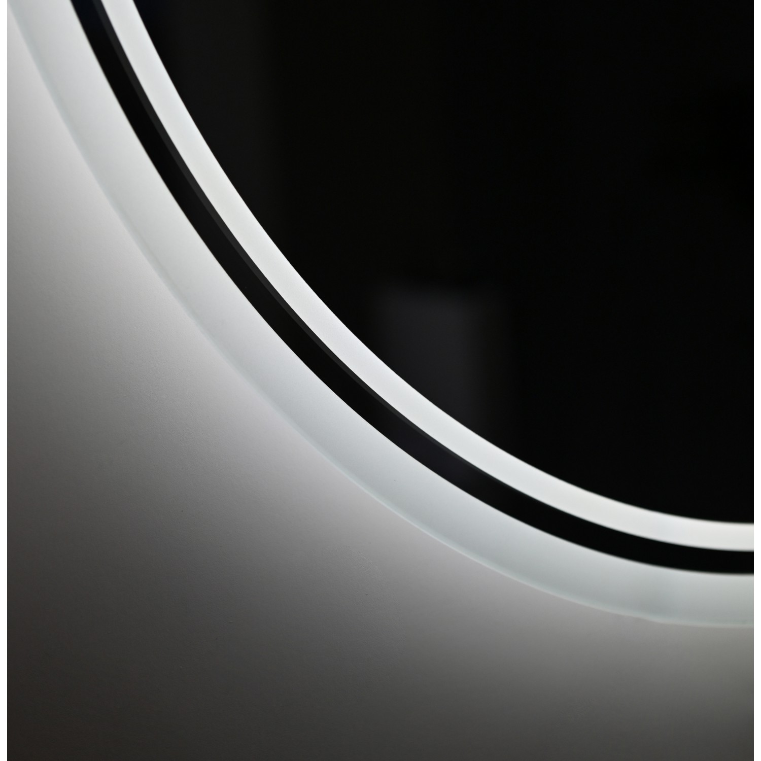 Naron Στρογγυλός Καθρέπτης Μπάνιου Led Αφής Με Αντιθαμβωτική Λειτουργία NR4528