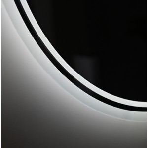 Naron Στρογγυλός Καθρέπτης Μπάνιου Led Αφής Με Αντιθαμβωτική Λειτουργία NR4528