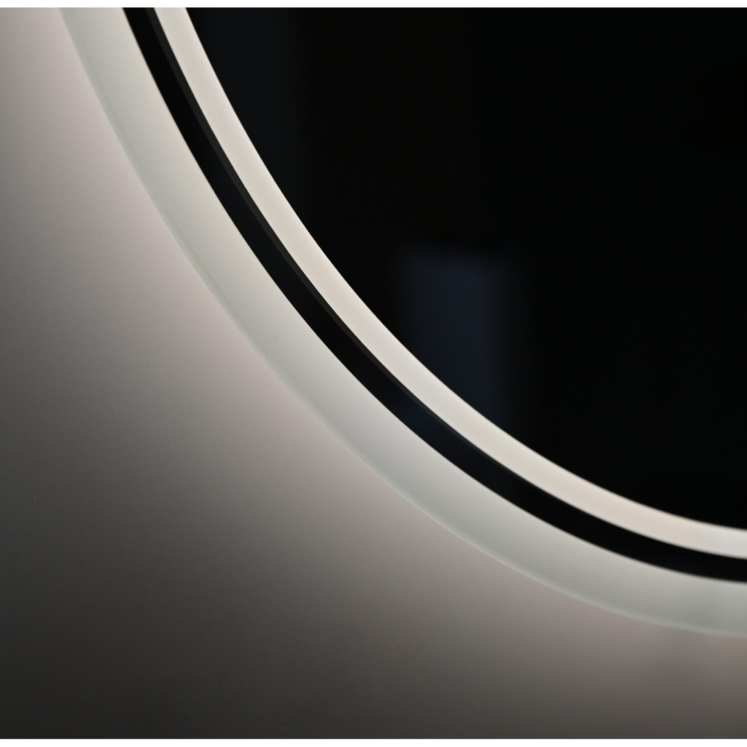 Naron Στρογγυλός Καθρέπτης Μπάνιου Led Αφής Με Αντιθαμβωτική Λειτουργία NR4528