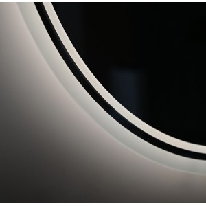 Naron Στρογγυλός Καθρέπτης Μπάνιου Led Αφής Με Αντιθαμβωτική Λειτουργία NR4528