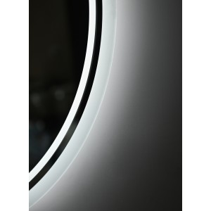 Naron Στρογγυλός Καθρέπτης Μπάνιου Led Αφής Με Αντιθαμβωτική Λειτουργία NR4528