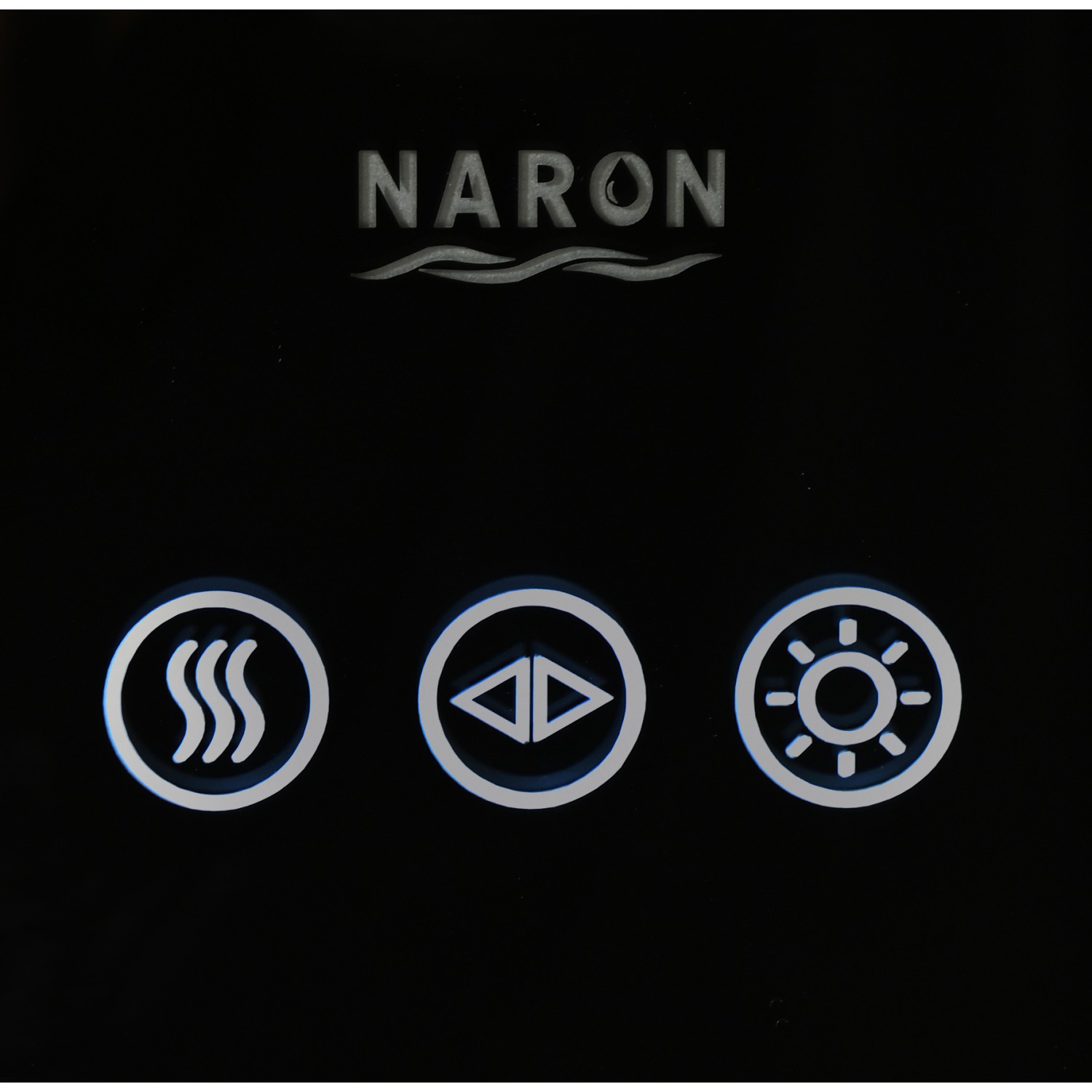 Naron Στρογγυλός Καθρέπτης Μπάνιου Led Αφής Με Αντιθαμβωτική Λειτουργία NR4528