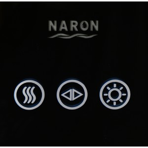 Naron Στρογγυλός Καθρέπτης Μπάνιου Led Αφής Με Αντιθαμβωτική Λειτουργία NR4528