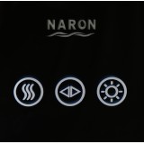 Naron 60εκ Χ 60εκ Στρογγυλός Καθρέπτης Μπάνιου Led Αφής Με Αντιθαμβωτική Λειτουργία NR452860 7