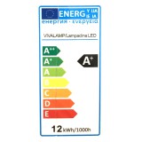 10Χ Λαμπτήρες Led E27 A60 12W Large Screw Attack (A60-12W) Θερμό 3000Κ 960Lm 5