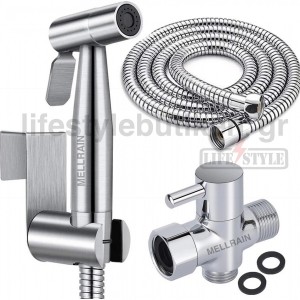 Ντουζάκι Σετ Βρυσάκι Τουαλέτας Ντους Μπιντέ Λεκάνης Εύκολη Εγκατάσταση Ανοξείδωτο ατσάλι MELLRAIN T103