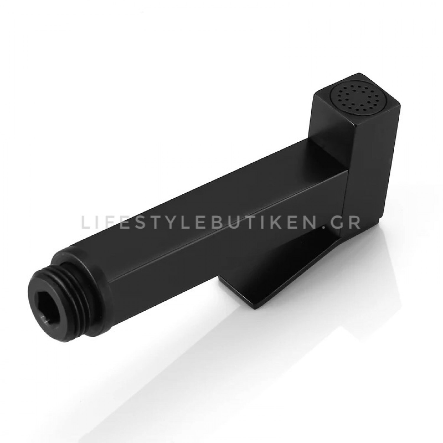 Αναμεικτικος μίκτης εντοιχισμού με ντουζάκι shut-off, για πλύση ατομικής υγιεινής ή πλύση λεκάνης wc STOCCO CZ6630 BLACK MAT