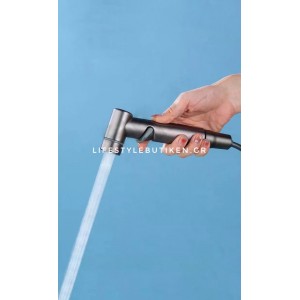 Σετ Ντουζάκι Μπιντέ επιτοίχιο διπλής χρήσης MELLRAIN 18145 GUN GREY